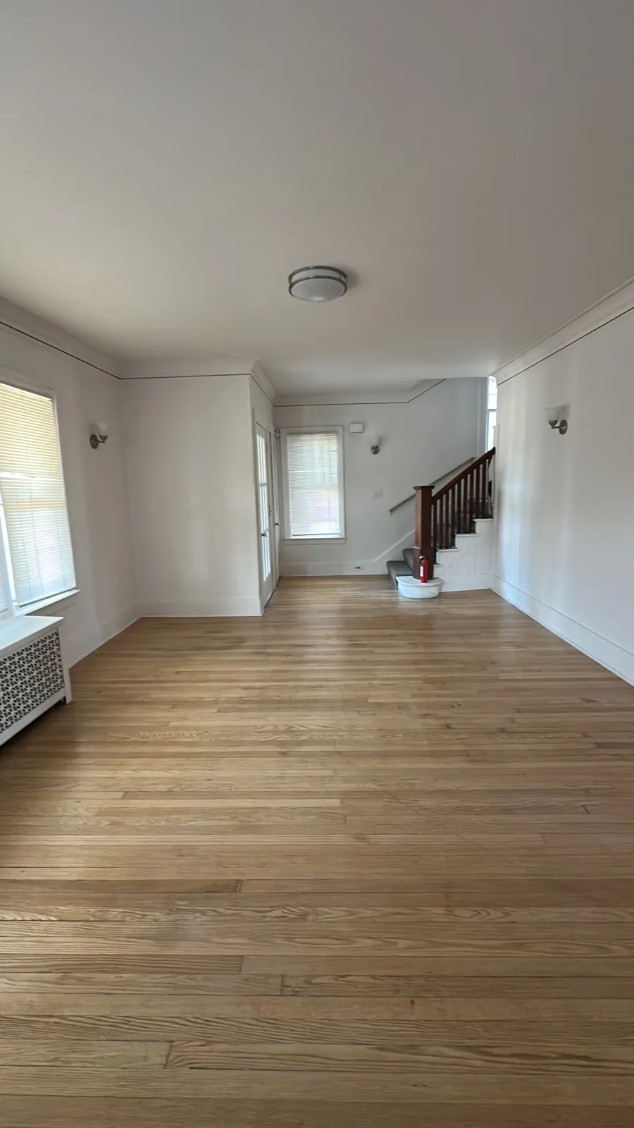 Finished hardwood floor refresh