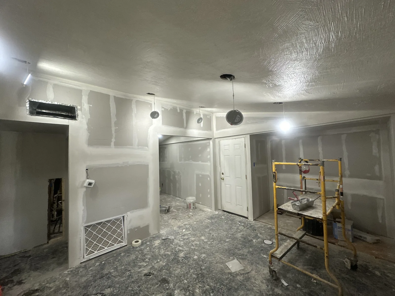 Finish carpentry package with brass fixture detail, Grosse Pointe